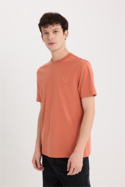 Regular Fit Crew Neck Printed T-Shirt