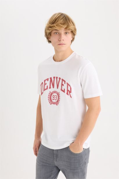 Regular Fit Crew Neck Short Sleeve T-Shirt