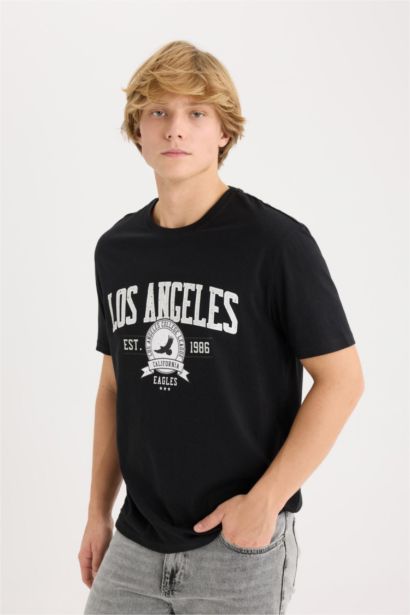 Regular Fit Crew Neck Short Sleeve T-Shirt