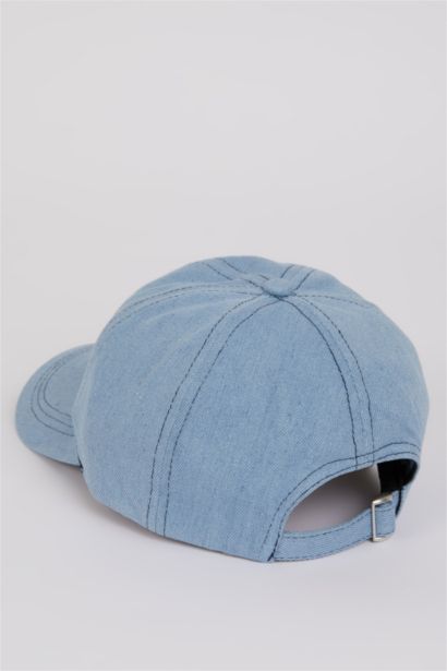 Woman Embroidered Embroidered Denim Cap
