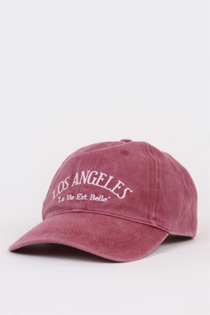 Kadın Jean Görünümlü Cap Şapka