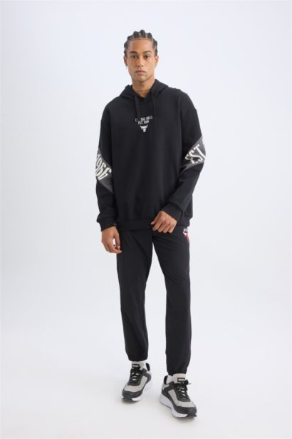 Jogger Eşofman Altı NBA Chicago Bulls Slim Fit Dar Kesim Cepli Lastikli Paça