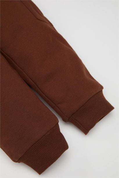 Baby Boy Label Printed Cargo Sweatpants