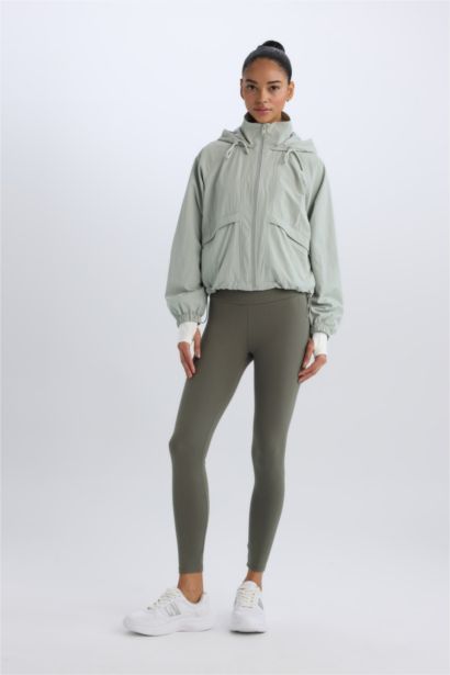 Hooded Zippered Thin Waterproof Jacket