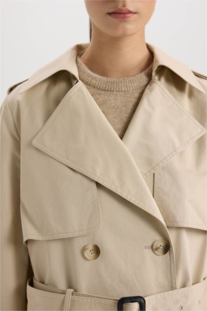 معطف ترانش كوت قصة عادية بياخة سموكين وحزام