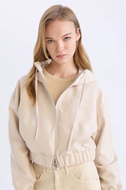 Regular Fit Hooded Waterproof Jacket