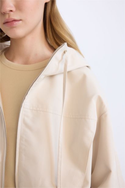 Regular Fit Hooded Waterproof Jacket