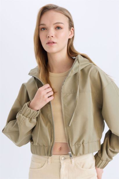 Regular Fit Hooded Waterproof Jacket