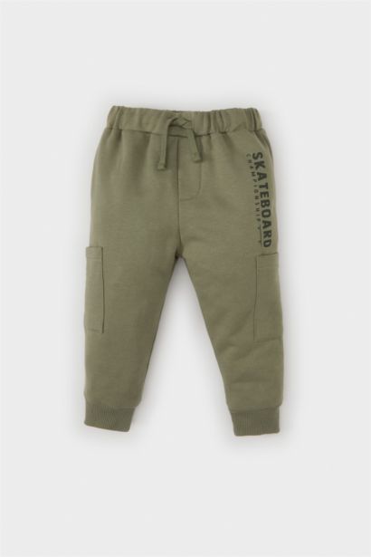 Pantalon à coupe régulière et bande élastique