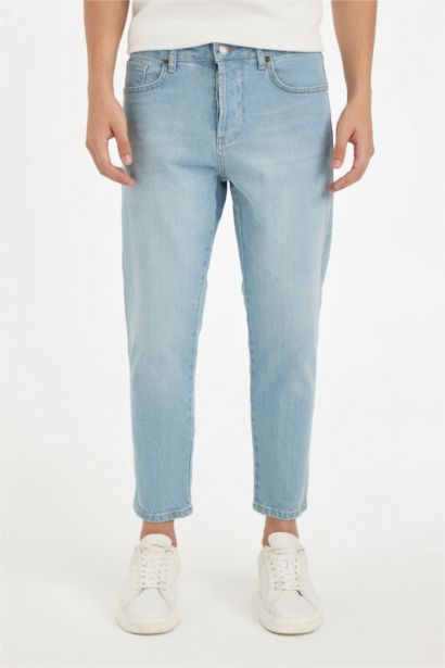 слим кроп пішімі деним кроп Шалбар