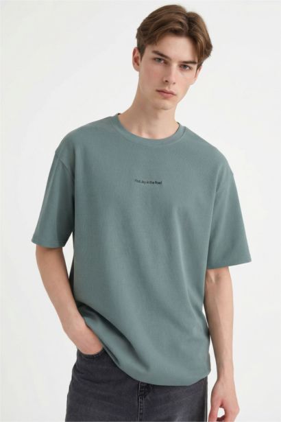 Boxy Fıt Baskılı Tişört