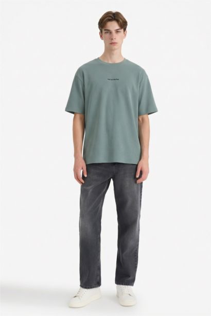 Boxy Fıt Baskılı Tişört