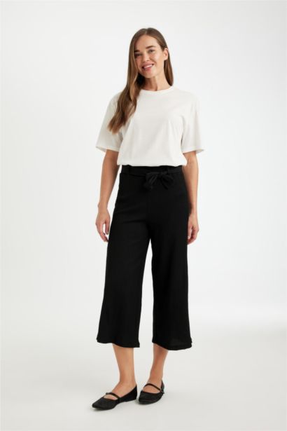 Pantalon à coupe régulière