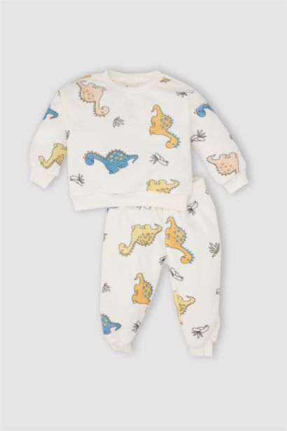 Ensemble Sweat-shirt à motif Dinosaur et Jogging pour BéBé Garçon
