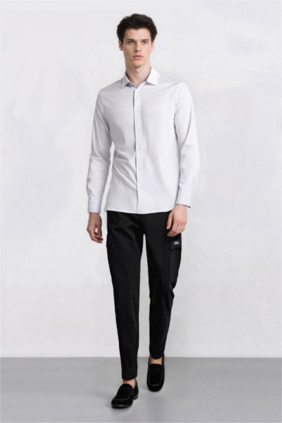 سروال قصة مريحة بجيب كارجو