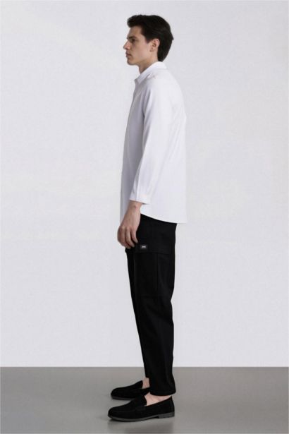 سروال قصة مريحة بجيب كارجو