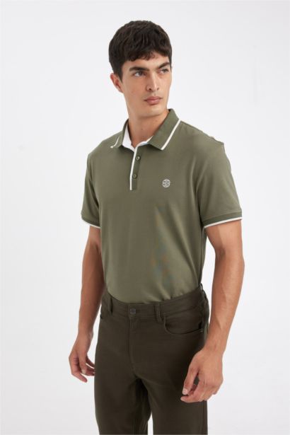 New Regular Fit Pique Polo T-Shirt