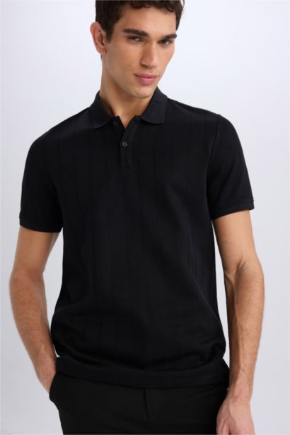 New Regular Fit Polo Collar Polo T-Shirt