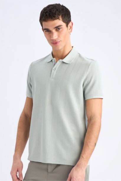 New Regular Fit Polo Collar Polo T-Shirt