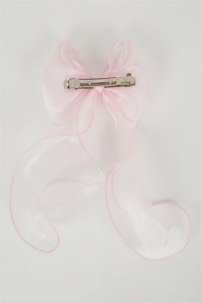 كلبس شعر زهري بشكل فيونكة