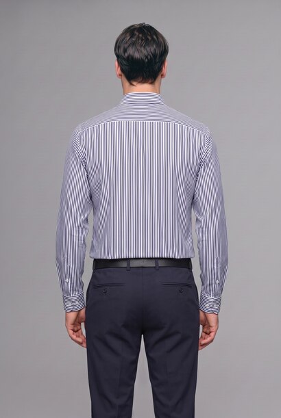 Modern Fit Crinkle Long Sleeve Shirt