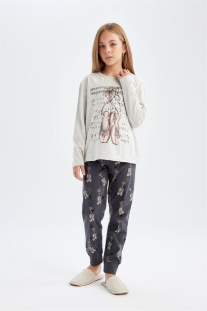 Girl Printed 2 Piece Pajama Set