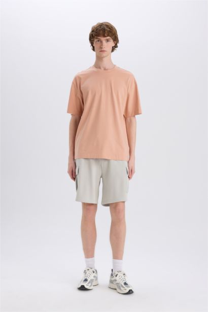 дөңгелек жаға Қысқа жеңді футболка