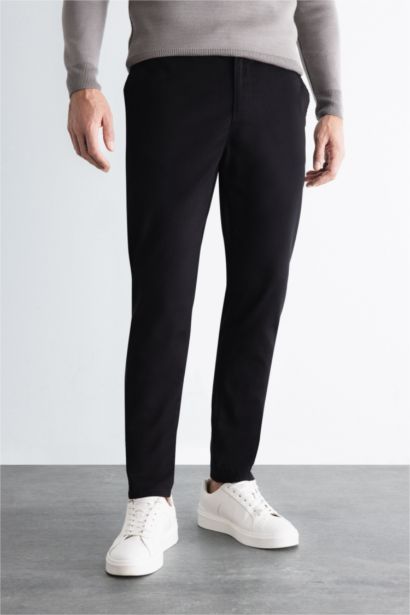 بنطلون جوجر قطن برجل ضيقة