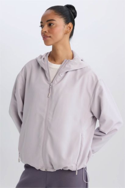 Su İtici Rüzgar Geçirmez Regular Fit Fermuarlı Cepli Esnek Dokulu Mevsimlik Baharlık Mont