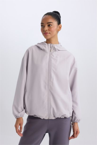 Su İtici Rüzgar Geçirmez Regular Fit Fermuarlı Cepli Esnek Dokulu Mevsimlik Baharlık Mont