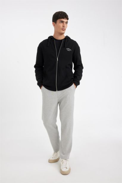 Slim Fit Regular Hem Trousers