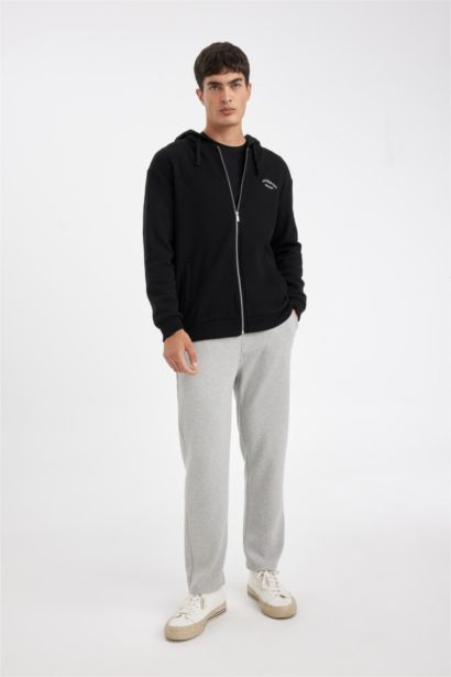 Slim Fit Regular Hem Trousers