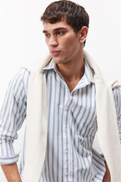 Regular Fit Oxford Long Sleeve Shirt