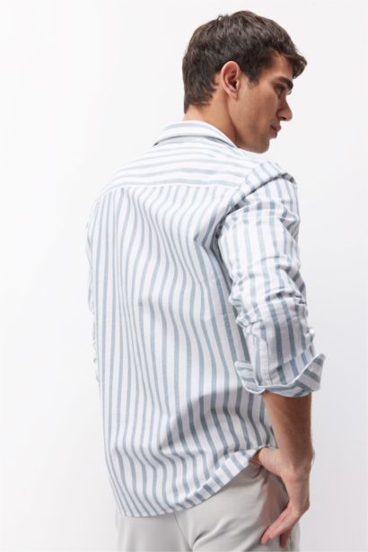 Regular Fit Oxford Long Sleeve Shirt