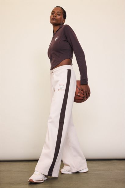 DeFactoFit NBA Chicago Bulls Штаны Wide Leg С Широкими Штанинами Стандартной Длины
