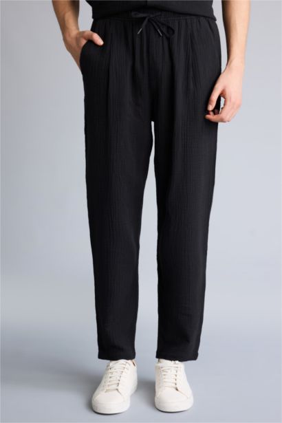 Relax Fit Cotton Trousers