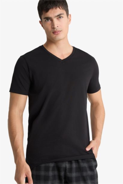 Slim Fit Short Sleeve Knitted Tops