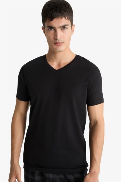 Slim Fit Short Sleeve Knitted Tops