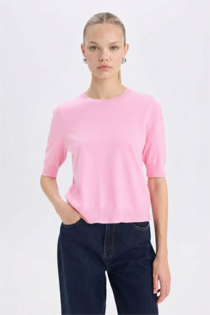 Regular Fit Crew Neck Pullover