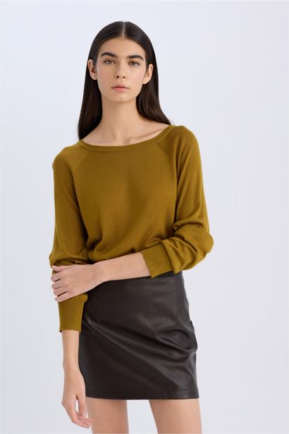 Regular Fit Crew Neck Pullover