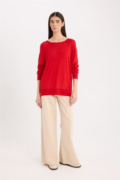 Regular Fit Crew Neck Pullover