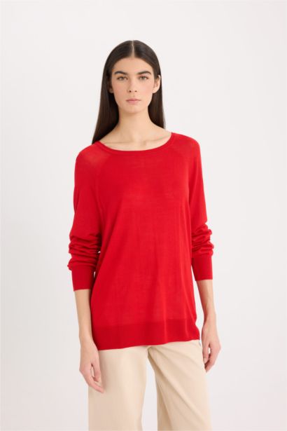 Regular Fit Crew Neck Pullover