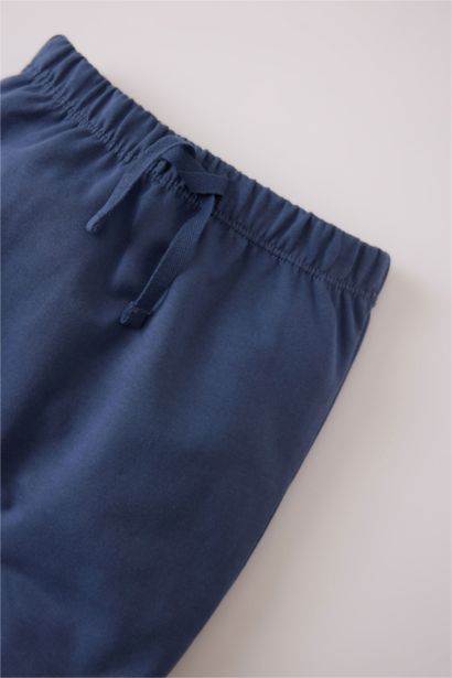 Yılbaşı Temalı Beli Lastikli Eşofman Altı Erkek Bebek