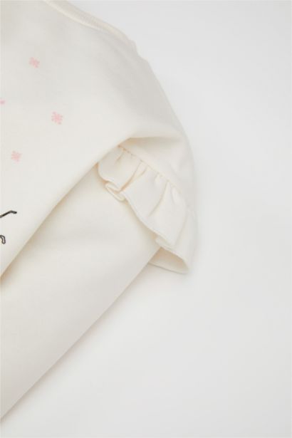 Pyjama à motifs Top à manches longues et bas à taille élastique pour Bébé Fille