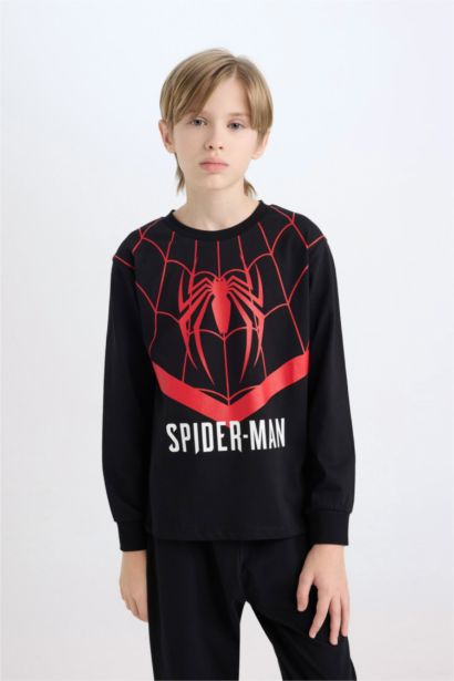 Boy Marvel Spiderman Top Bottom 2 Piece Pajama Set