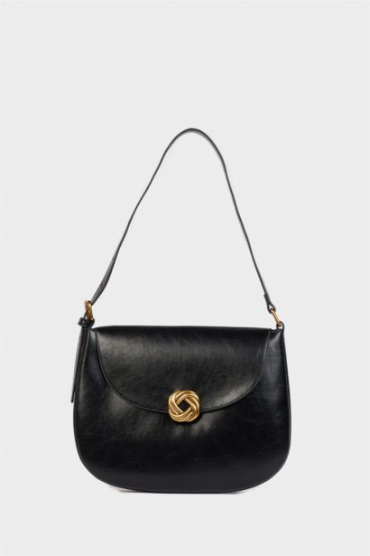 Әйелдерге полиуретан шынжырлы иық сөмкесі