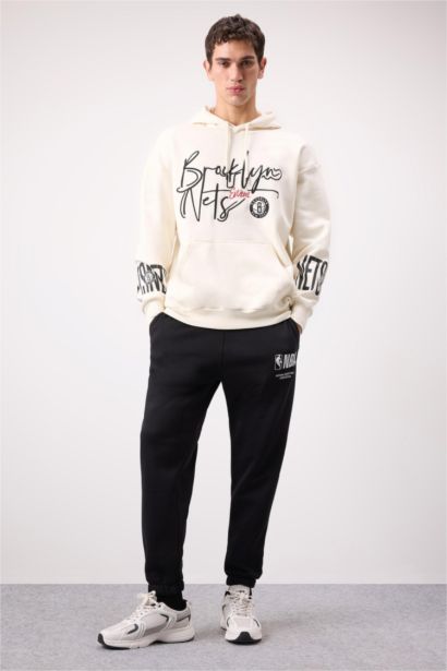 بنطلون سويت بانتس جوجر قماش سميك قصة عادية من NBA