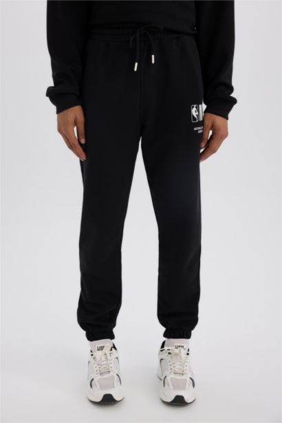 DeFactoFit NBA Wordmark Sports Thick Jogger Sweatpants