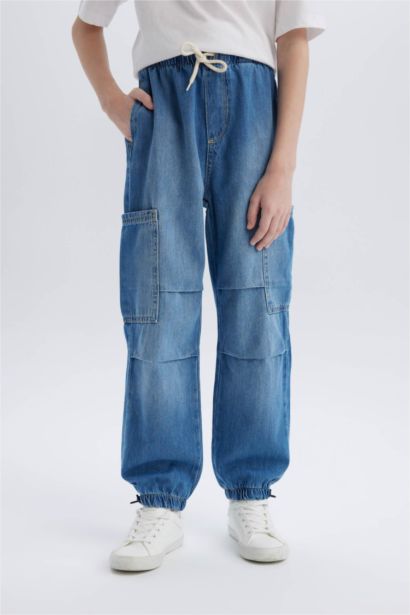 Pantalon Jean parachute pour garçon