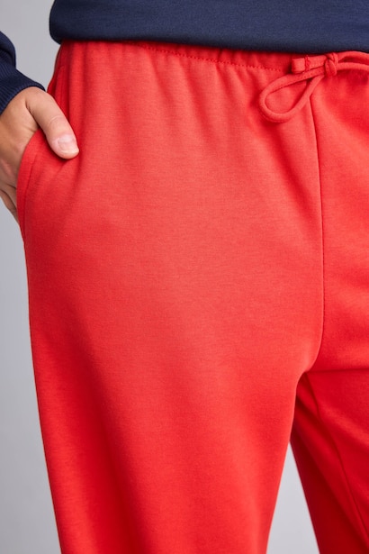 Straight Fit Basic Sweatpants